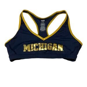 NWOT Victoria’s Secret PINK University of Michigan Active Sports Bra - Medium